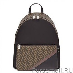Inspired Nylon Backpack 7VZ042 Black