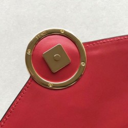 Luxury 553745 F coining calfskin Mini Clutch Red