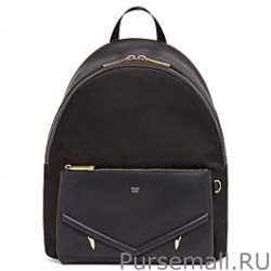 Luxury Fendi Backpack Black