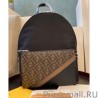 Top Fendi Nylon Backpack 7VZ042 Coffee