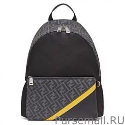 Top Quality Fendi Nylon Backpack 7VZ042 Gray