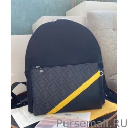 Top Quality Fendi Nylon Backpack 7VZ042 Gray