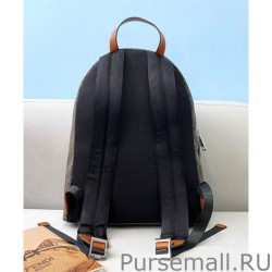 High Fendi Fabric Backpack 7VZ042 Coffee