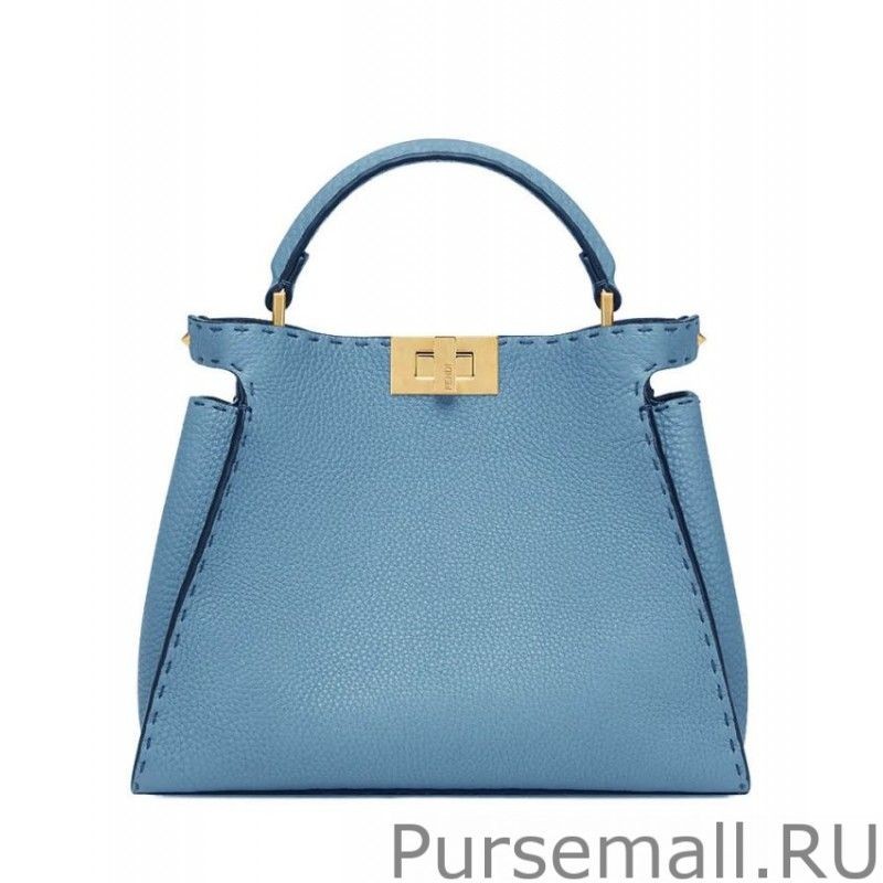 High Quality Peekaboo Iconic Essentially Bag 8BN302 Blue