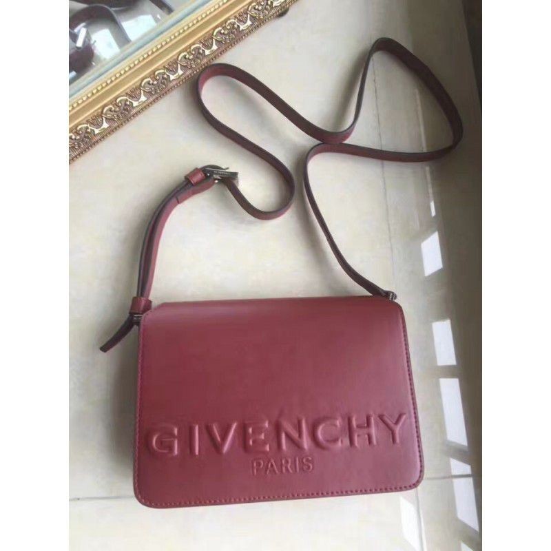 Copy Givenchy Duetto Flap Crossbody Bag Red