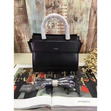 Inspired Givenchy Horizon Bag in Black Smooth Calfskin