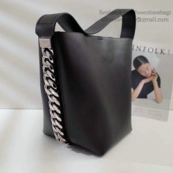 Copy Givenchy Infinity Bucket Bag in Black Calfskin 23081