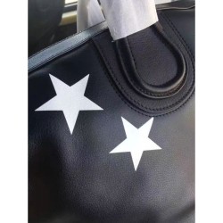 Top Quality Givenchy Stars Debossed Nightingale Bag Black