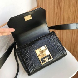 Wholesale Givenchy Eden Mini Crocodile Pattern Bag Black