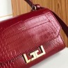 Replicas Givenchy Eden Mini Crocodile Pattern Bag Claret