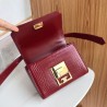 Replicas Givenchy Eden Mini Crocodile Pattern Bag Claret