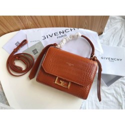 Copy Givenchy Eden Mini Crocodile Pattern Bag Yellow