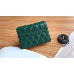 Knockoff Givenchy GV3 Bag Diamond Quilted Leather Green