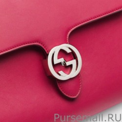 Fashion Gucci Interlocking Leather Top Handle Bags 387605 AP00N 5529