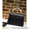 Wholesale Gucci Padlock small Gucci Signature top handle Bag 453188 Black