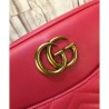 Top Quality GG Marmont Matelasse Shoulder Bag 443499 Red