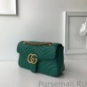 Best GG Marmont Matelasse Mini Bag 443497 Green