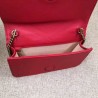 Replica GG Marmont Studs Mini Should Bag 488426 Red