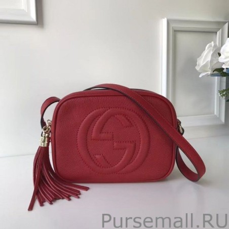 Replica Leather Soho Camera Bag 308364 Red