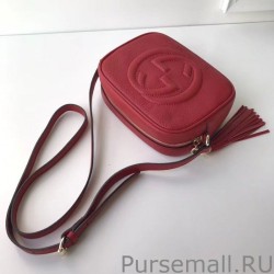 Replica Leather Soho Camera Bag 308364 Red