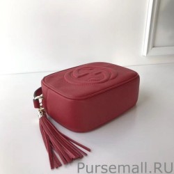 Replica Leather Soho Camera Bag 308364 Red