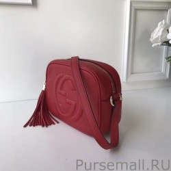 Replica Leather Soho Camera Bag 308364 Red