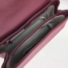 1:1 Mirror GG Marmont Leather Shoulder Bags 401173 Claret