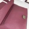 1:1 Mirror GG Marmont Leather Shoulder Bags 401173 Claret