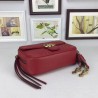 Top GG Marmont Small Shoulder Bag 498100 Red