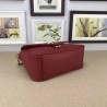 UK GG Marmont Small Top Handle Bag 498110 Red