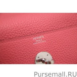 High Quality Hermes Lindy 26cm 30cm 34cm Bag In Rose Lipstick Leather