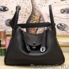 Best Hermes Lindy 26cm 30cm 34cm Bag In Black Leather