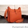 Designer Hermes Orange Evelyne II TPM And III PM Bag