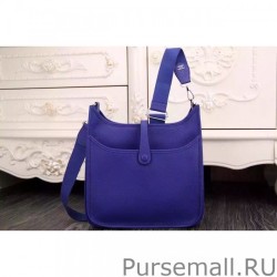 High Quality Hermes Blue Evelyne II TPM And III PM Bag