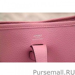 Fashion Hermes Pink Evelyne II TPM And III PM Bag