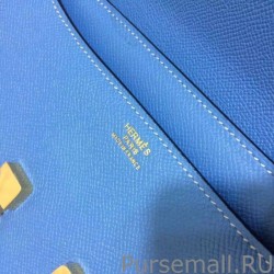 Inspired Hermes Constance Elan Bag In Celeste Epsom Leather