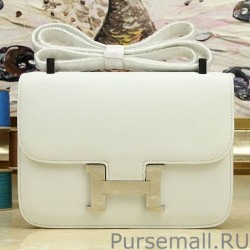 Best Hermes Constance Bag In White Epsom Leather