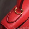 Top Quality Hermes Kelly Bag In Red Epsom Leather