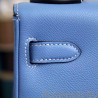 Luxury Hermes Kelly Bag In Celeste Epsom Leather