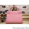 Luxury Hermes Kelly Bag 28,32CM In Pink Clemence Leather