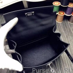 High Quality Hermes Kelly 20cm Bag In Black Epsom Leather