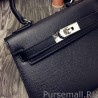 High Quality Hermes Kelly 20cm Bag In Black Epsom Leather