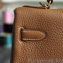 AAA+ Hermes Kelly Bag 28,32CM In Brown Clemence Leather