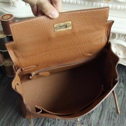 AAA+ Hermes Kelly Bag 28,32CM In Brown Clemence Leather