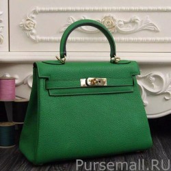 Luxury Hermes Kelly Bag In Bamboo Clemence Leather