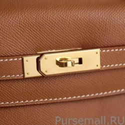 7 Star Hermes Kelly Bag In Brown Epsom Leather