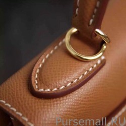 7 Star Hermes Kelly Bag In Brown Epsom Leather