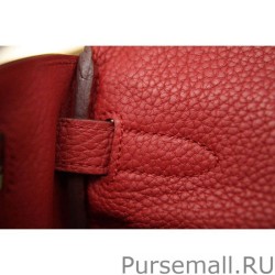 Best Hermes Kelly Bag In Red Clemence Leather