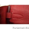 Best Hermes Kelly Bag In Red Clemence Leather