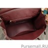 Knockoff Hermes Birkin 30cm 35cm Bag In Bordeaux Clemence Leather